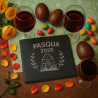 Tagliere di Ardesia Personalizzato | Decorazioni Pasquali 2025 Personalizzate