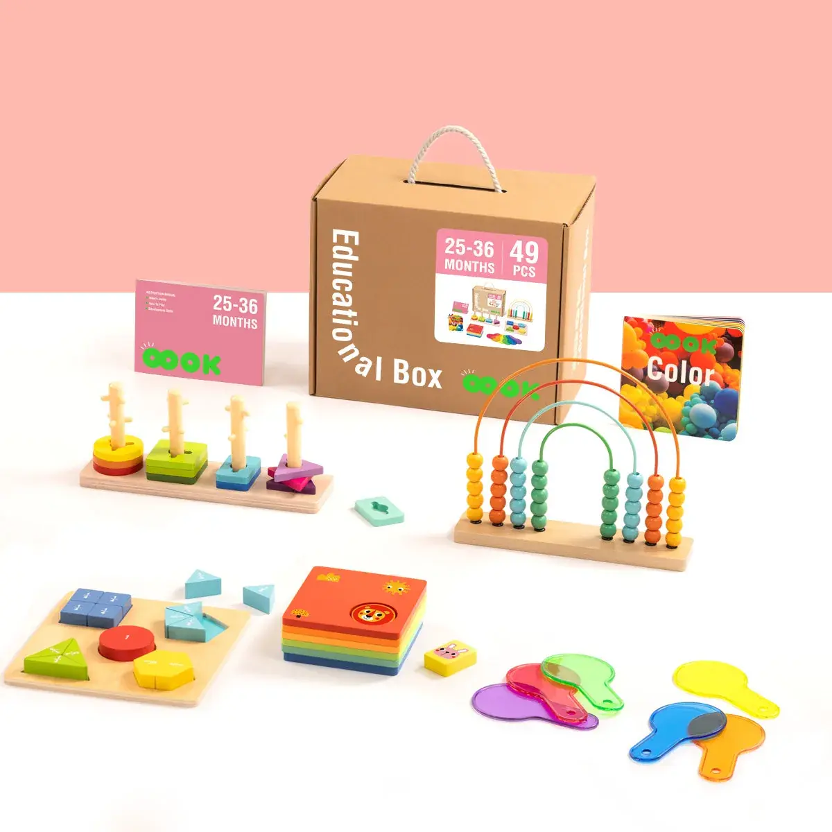 Tooky Toy Educational Box 25-36 mesi TK754